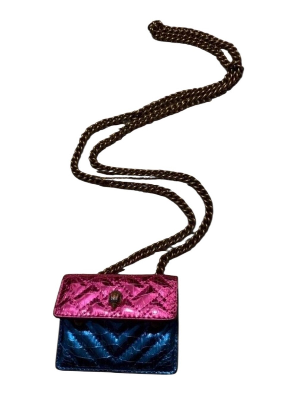 Kurt Geiger London Micro Kensington Quilted Crossbody In Box - Picture 9 of 11